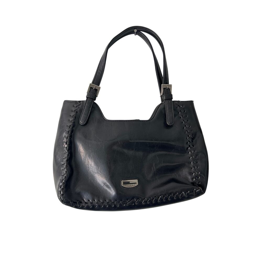 VTG Y2k Guess Black Stitched Purse
